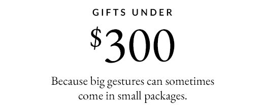 Because big gestures can sometimes come in small packages.