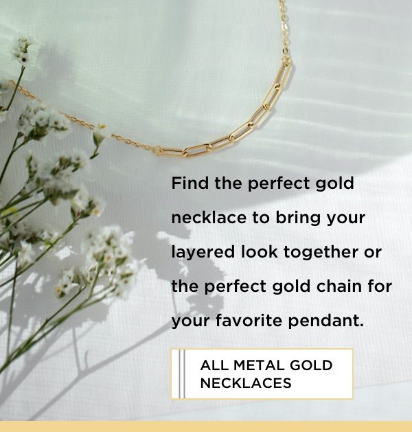 Shop all metal gold necklaces