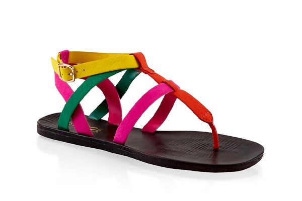 Caged Thong Sandals