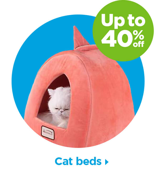 Up to 40% off. Cat beds.