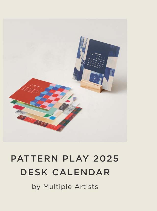 Pattern Play: 2025 Desk Calendar