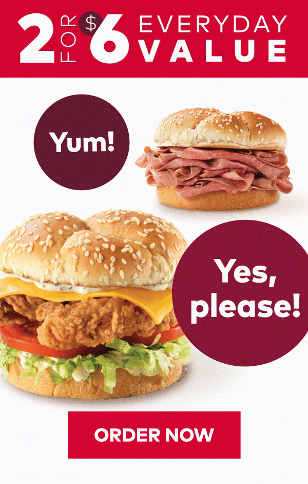 2 for $6 Everyday Value