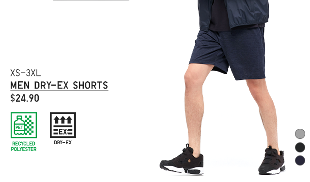 PDP4 - MEN DRY-EX SHORTS