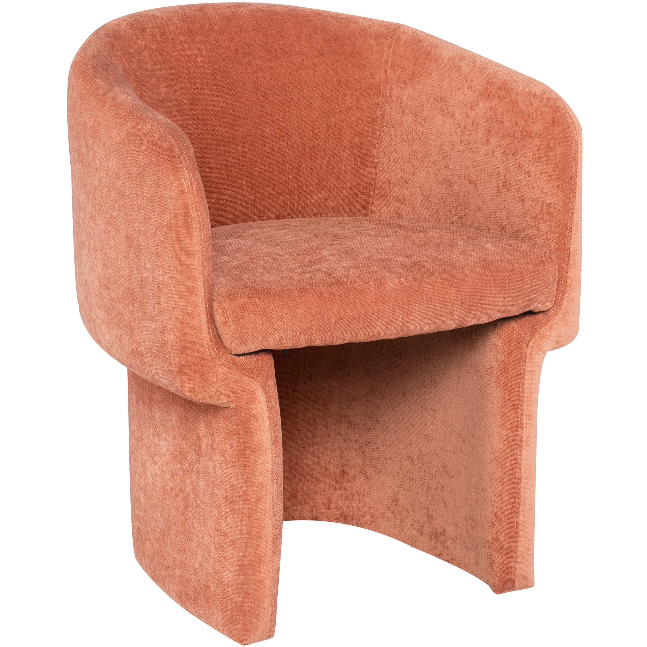 Clementine Dining Chair, Nectarine