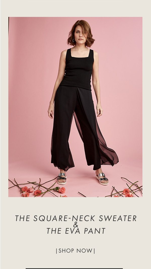 Looks We Love - The Square Neck Sweater and The Eva pant