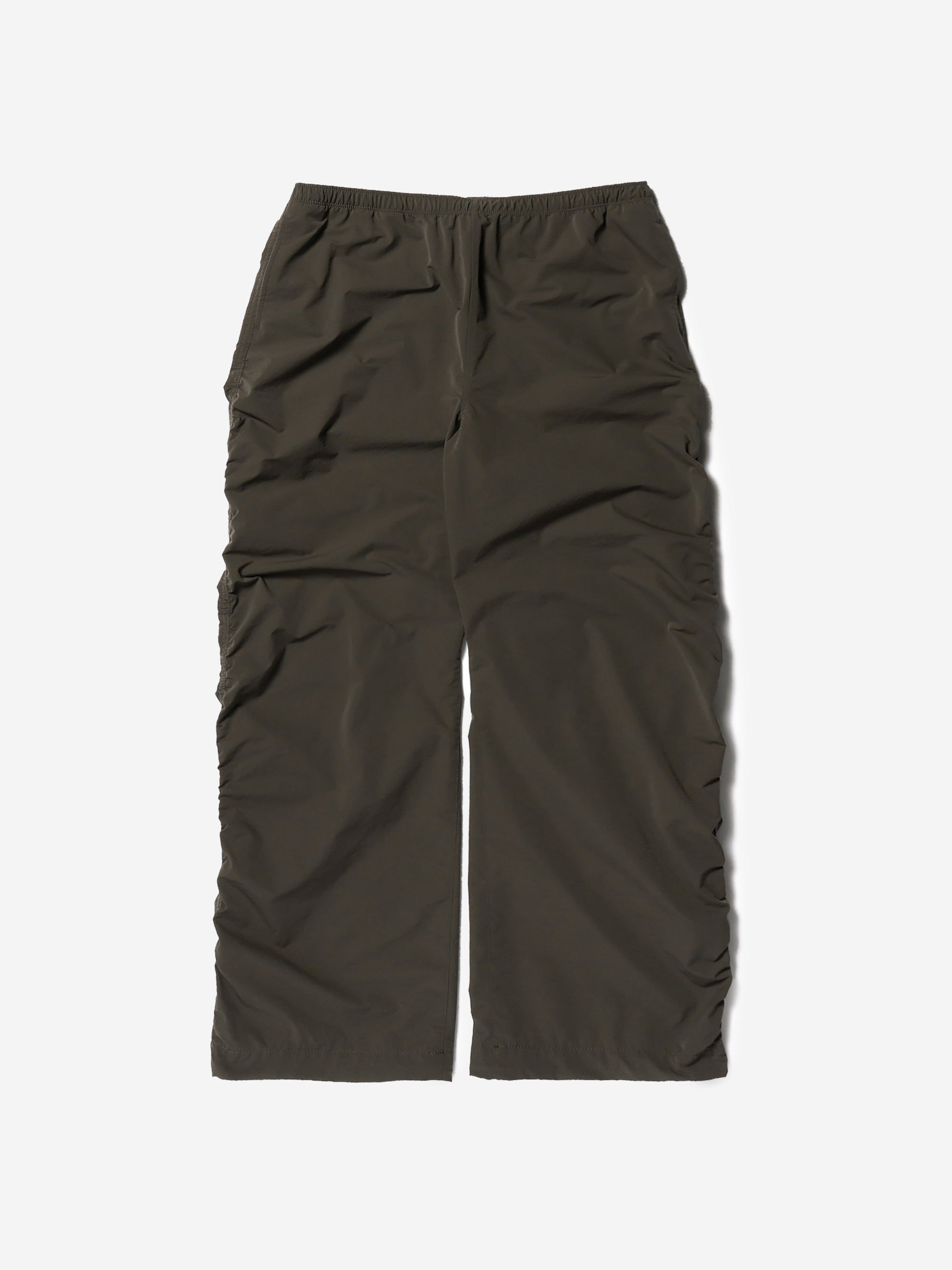 Image of Beams Puckering Easy Trousers - Charcoal