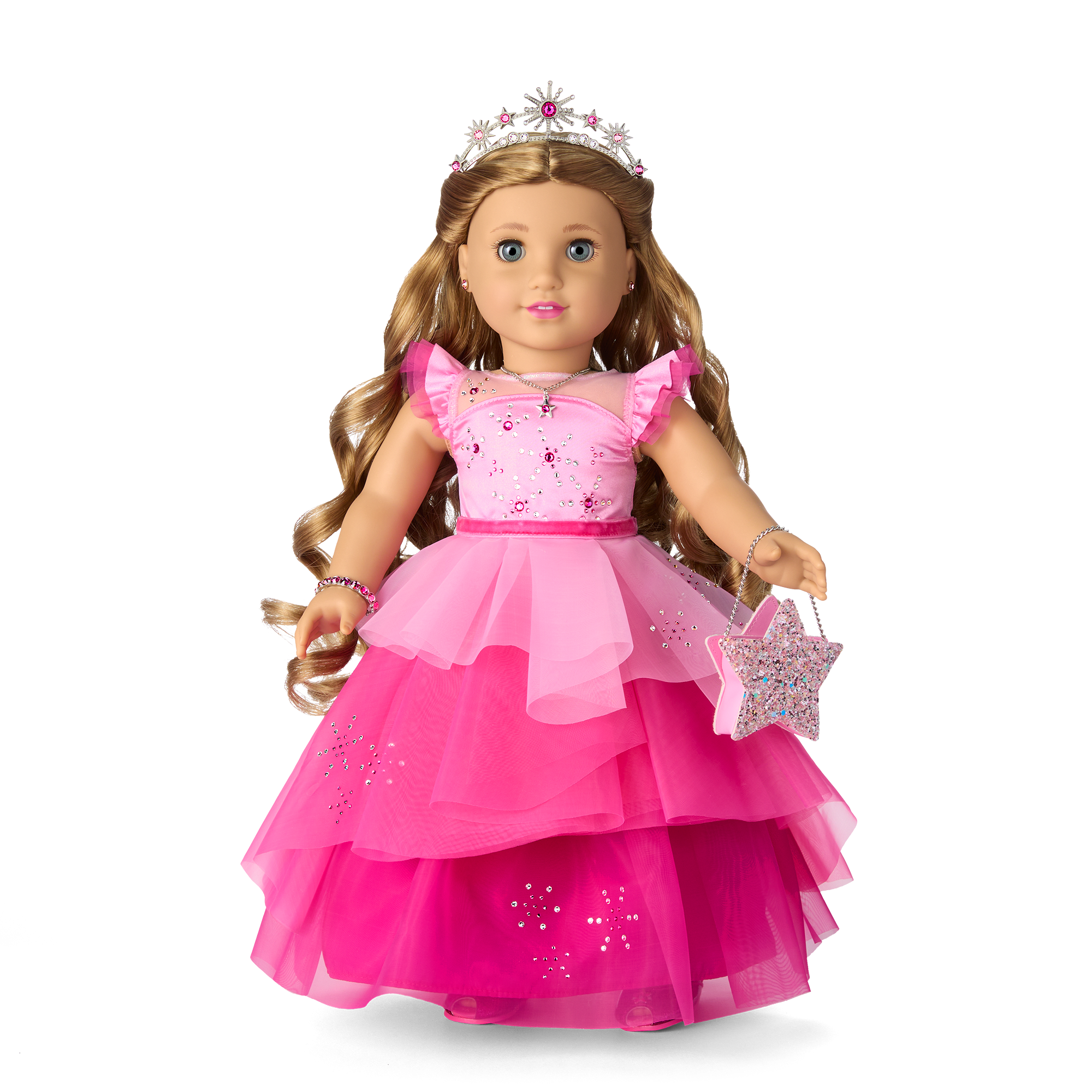 Image of American Girl® 2024 Pink Stardust Holiday Collector Doll