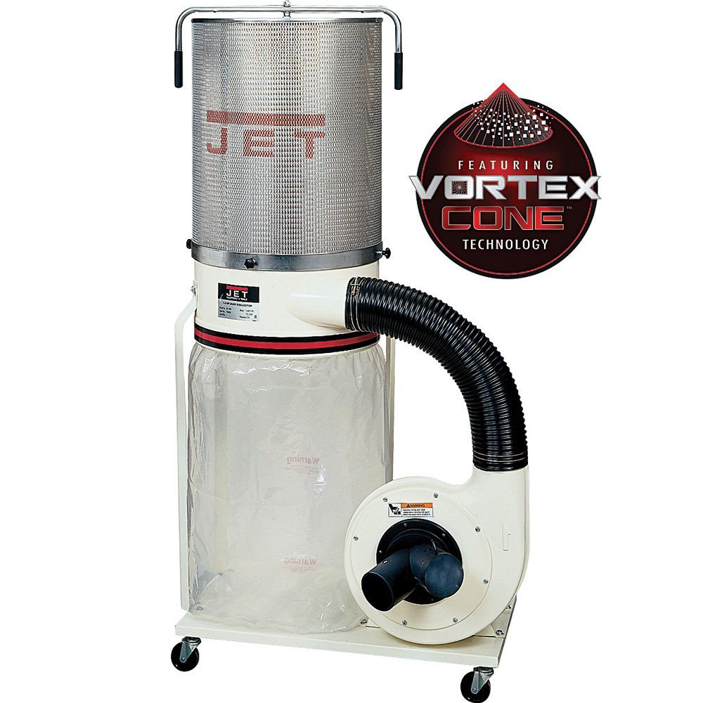 Jet Vortex Dust Collector 1.5HP w/Canister Filter DC-1100VX-CK