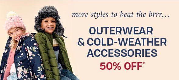 50% off Outerwear & Cold-Weather Accessories