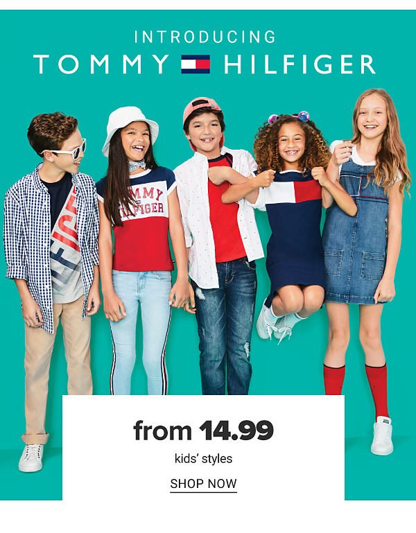 Introducing Tommy Hilfiger from 14.99 Kids' Styles - Shop Now