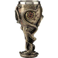 Steampunk Octopus Goblet