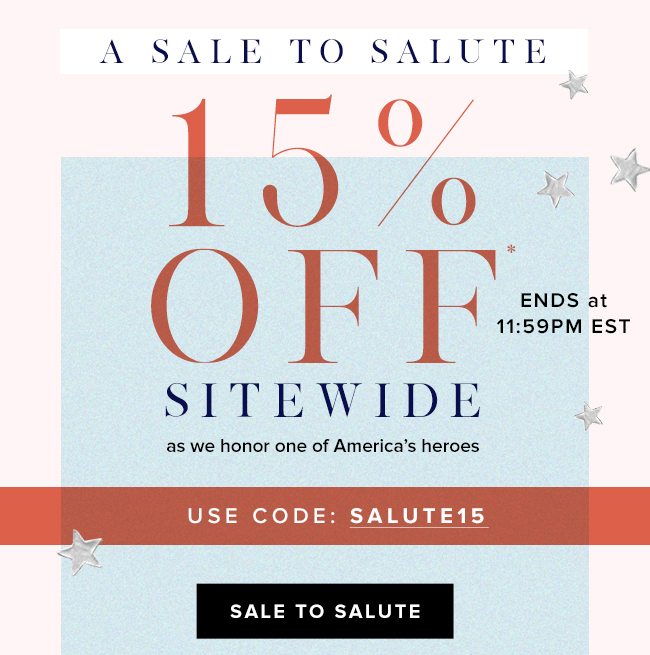 Save an extra 15% off!