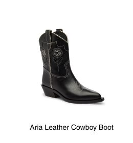 Aria Leather Cowboy Boot