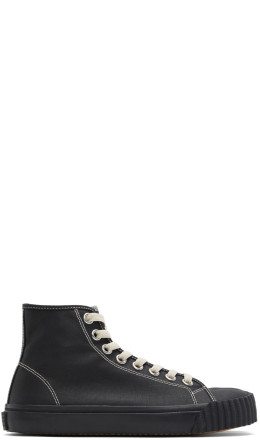 Maison Margiela - Black Tabi High-Top Sneakers