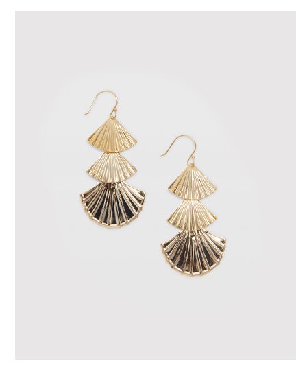 Serefina Fan Drop Earrings