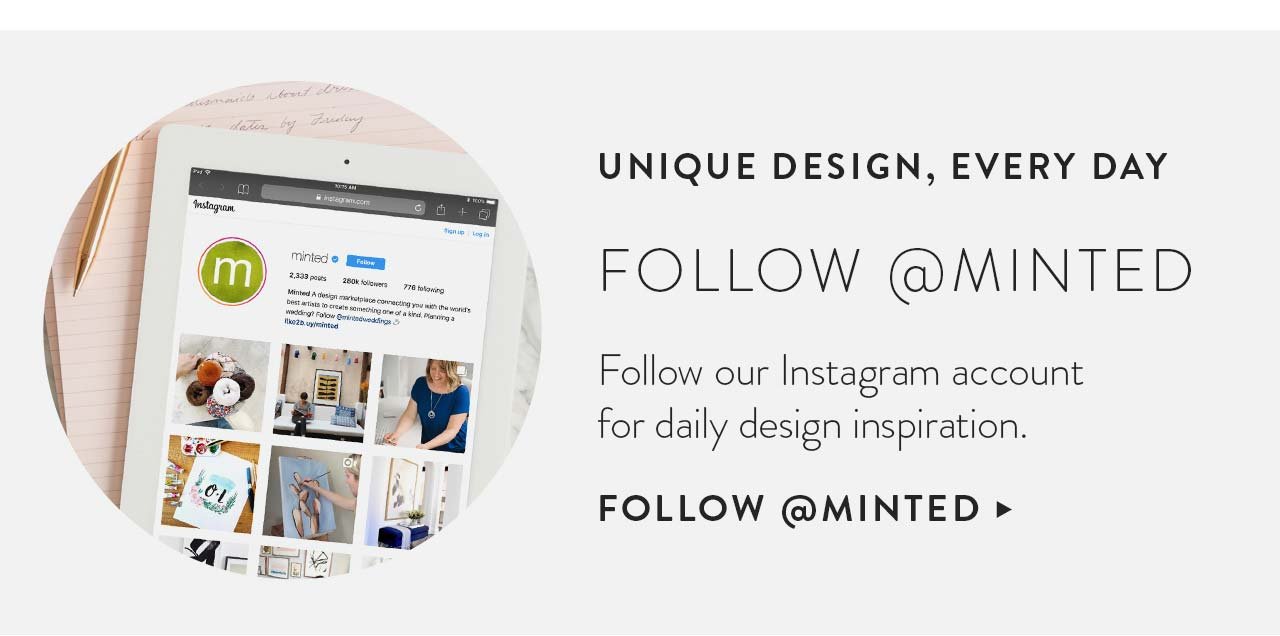 Follow our Instagram account for daily design inspiration.