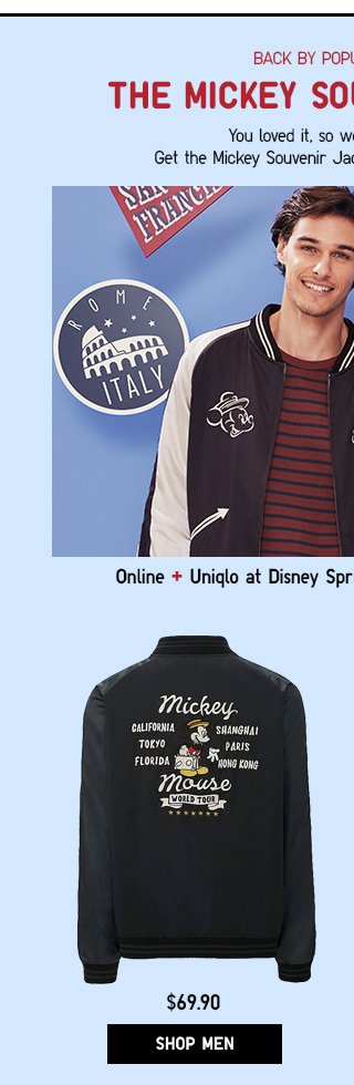 THE MICKEY SOUVENIR JACKET - SHOP MEN