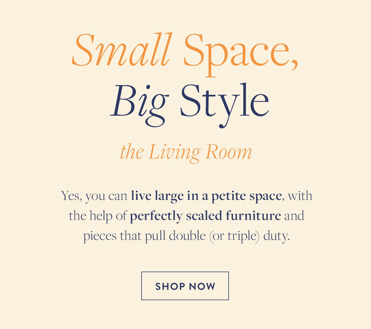 The tips, products, and inspiration you need to live large in a small space