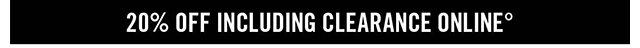 20% Off Including Clearance Online