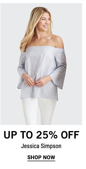Up to 25% off Jessica Simpson. Shop Now.