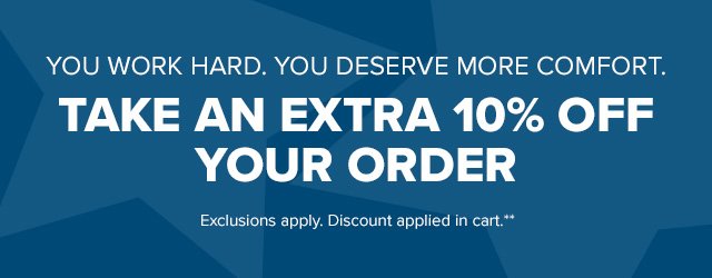 Take an extra 10% off your order