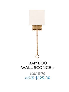 Bamboo Wall Sconce