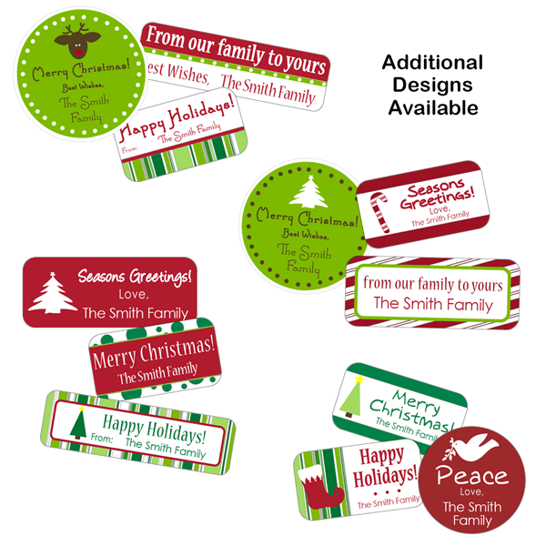 Image of Small Christmas Combo Gift Labels
