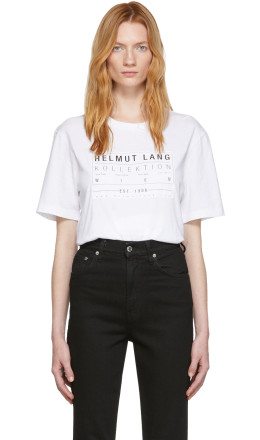 Helmut Lang - White Patch T-Shirt