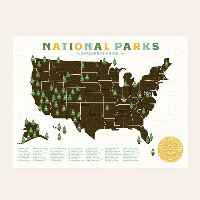 National Parks Explorer Map