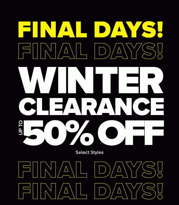 Shop Winter Clearance