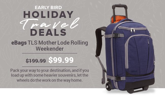 tls mother lode rolling weekender