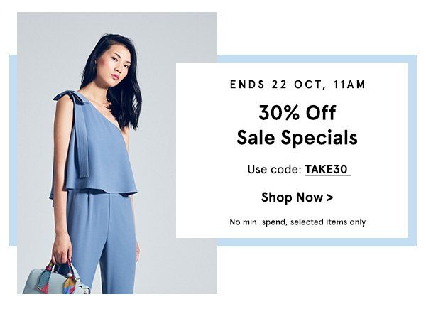 30% Off Sale Specials