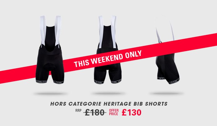 le col hors categorie heritage bib shorts