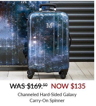 CHANNELED HARD-SIDED GALAXY CARRY-ON SPINNER