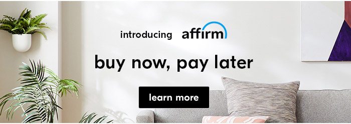 introducing affirm. buy now, pay later