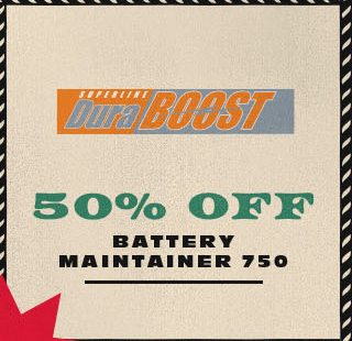 50% off battery maintainer 750