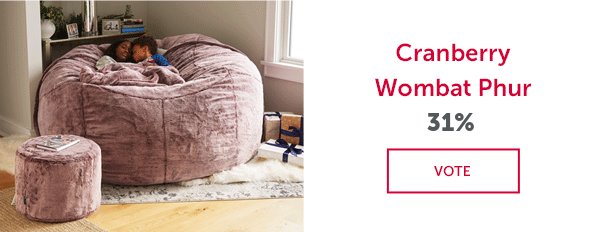 Cranberry Wombat Phur | VOTE >>