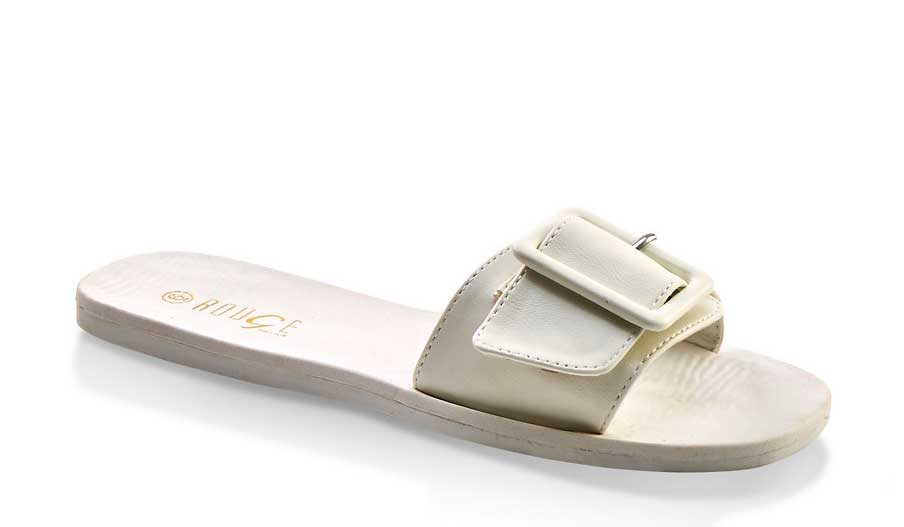 Buckle Detail Slide Sandals