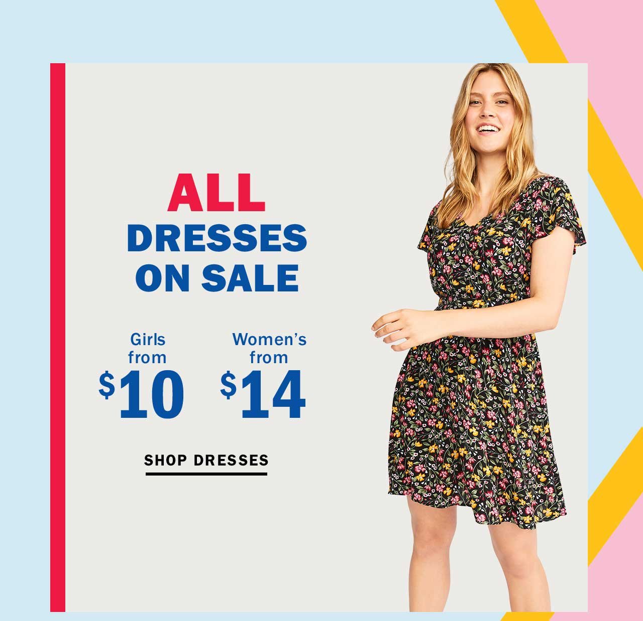 ALL DRESSES ON SALE