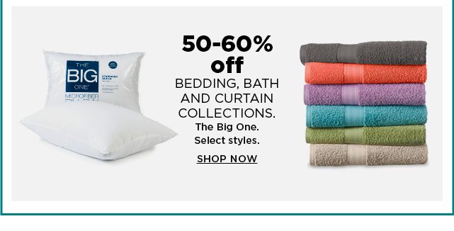 50 to 60% off for the home the big one. select styles. shop now. 