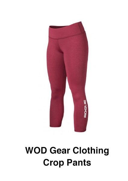 WOD Gear Clothing Crop Pants - Red Wine