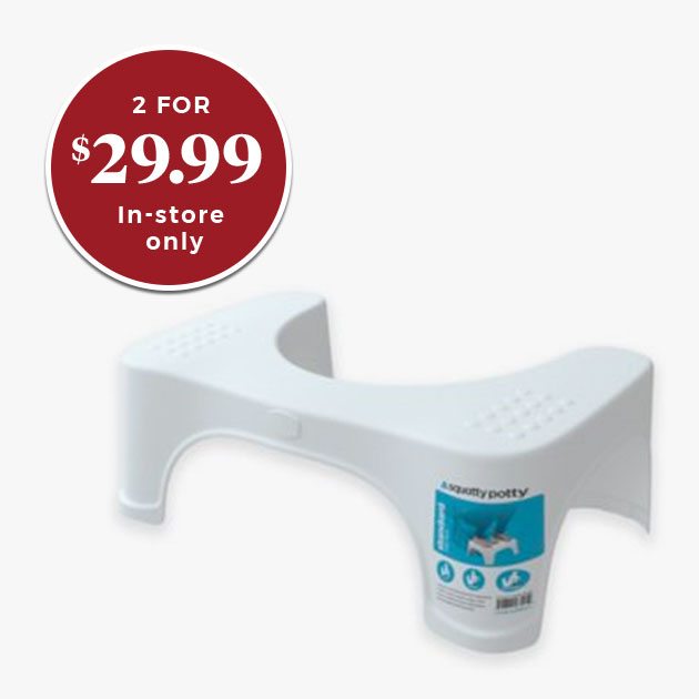 Squatty Potty® Standard Toilet Stool - 2 FOR $29.99 In-store only