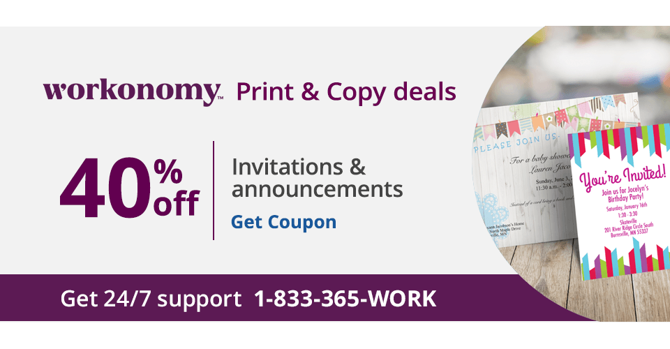 Workonomy Print and Copy Deals