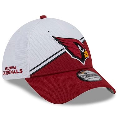  New Era White/Cardinal 2023 Sideline 39...