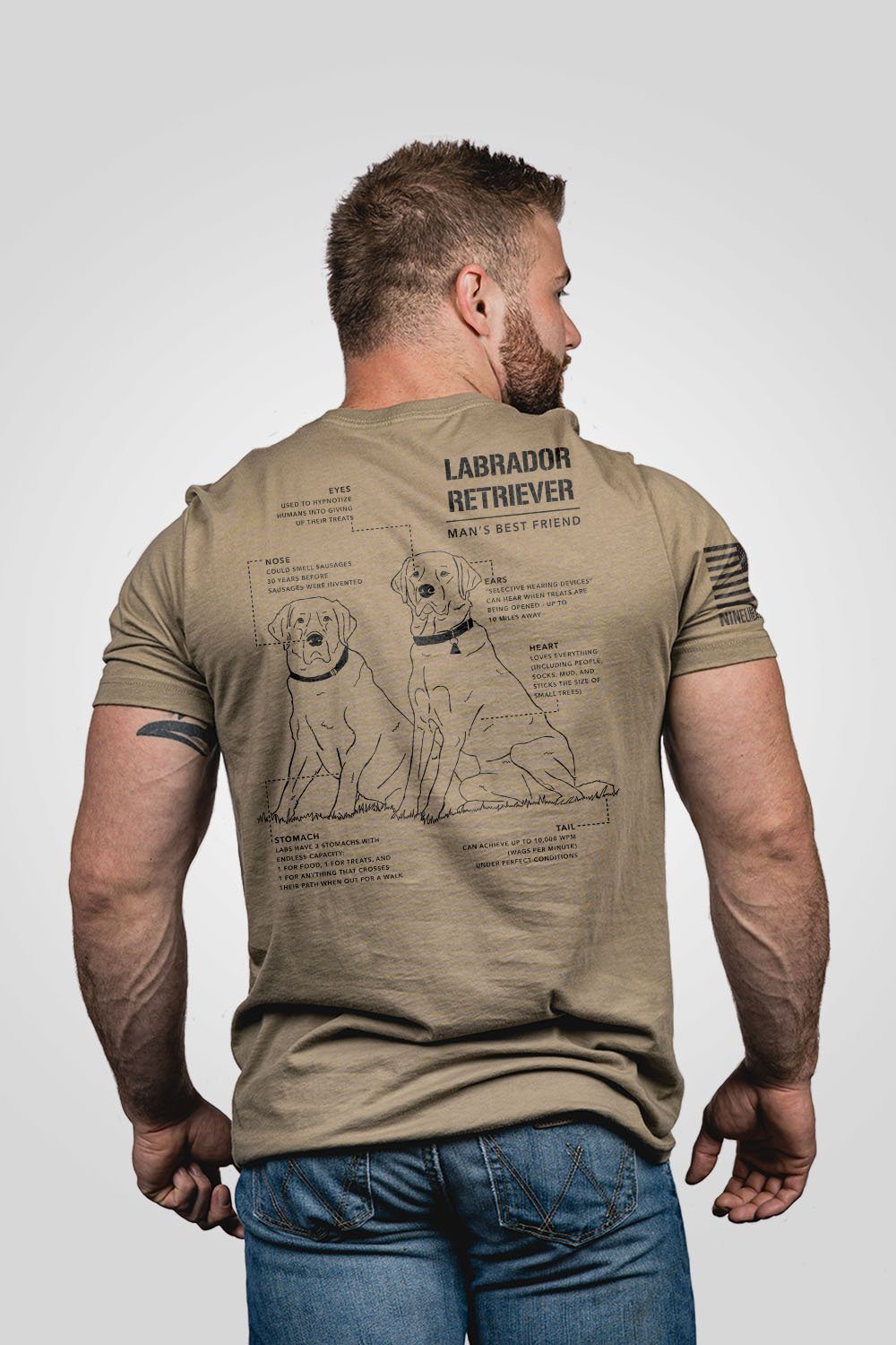 Men's T-Shirt - Labrador Schematic
