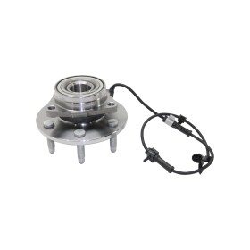 Front, Driver or Passenger Side Wheel Hub and Bearing Assembly, For 4WD or AWD, with Passive ABS Sensor