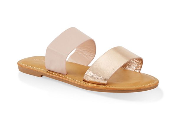 Two Band Slide Sandals