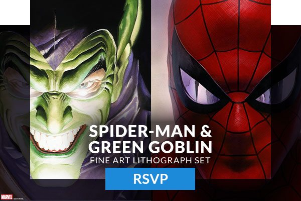 Spider-Man & Green Goblin Fine Art Lithograph set