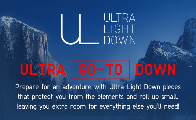 ULTRA LIGHT DOWN - TAKE IT OUTSIDE