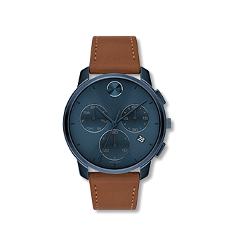 Men's Blue Bold Thin Chronograph